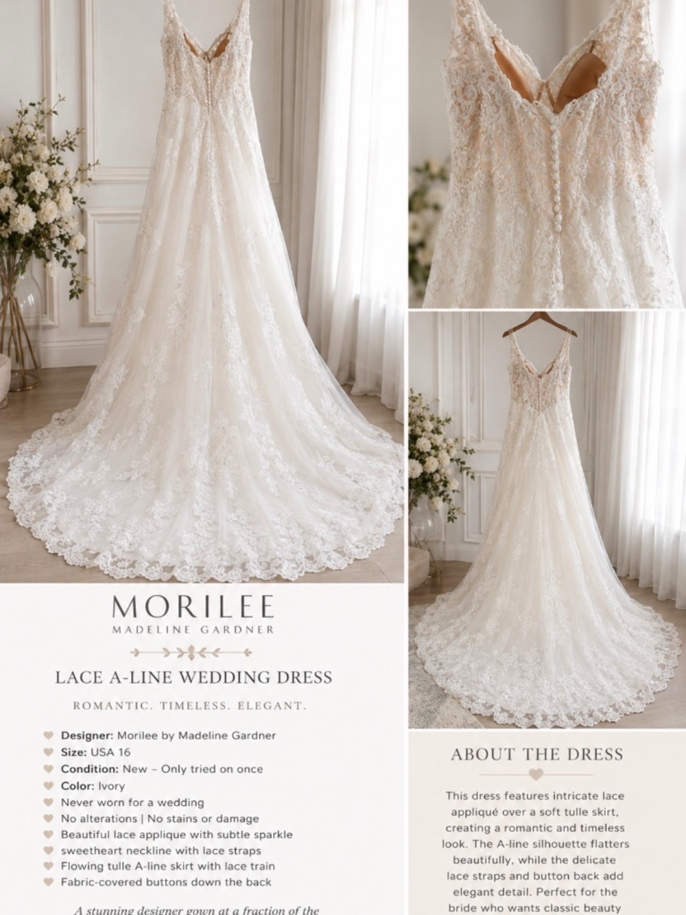 Morilee Wedding Dress by Madeline Gardner
